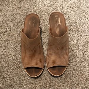 Toms suede mule sandles